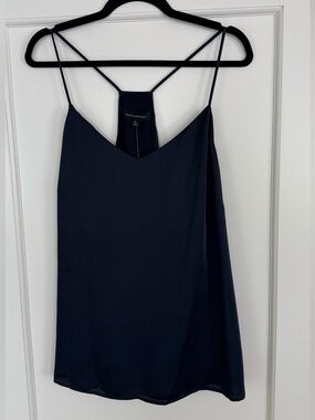 NWT Banana Republic Navy Spaghetti-Strap Fully Lined Camisole